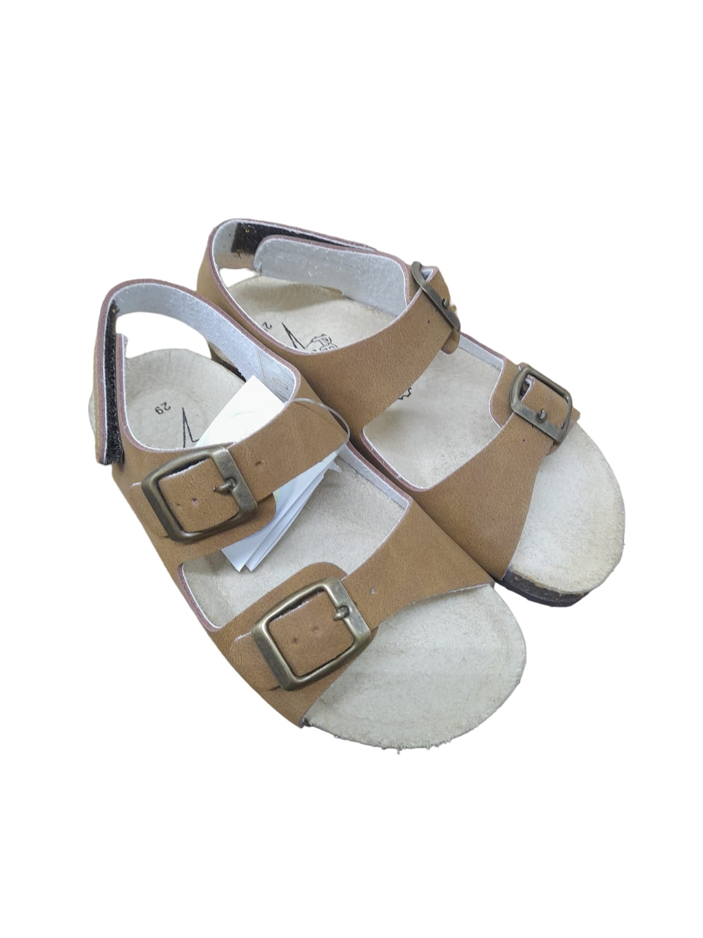 Sandalo PRIMIGI modello BIRK scarpa bambino in nabuk atene marrone