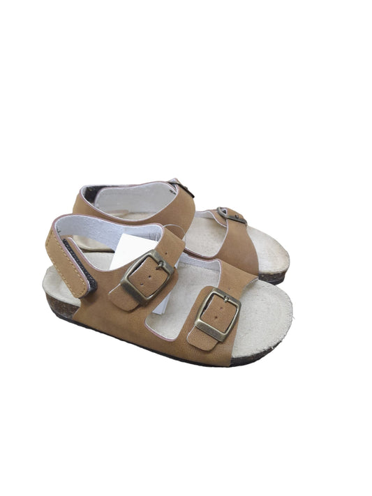 Sandalo PRIMIGI modello BIRK scarpa bambino in nabuk atene marrone