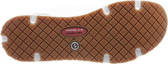 Sneakers SKECHERS UNO SR scarpa ginnastica da donna in pelle bianca