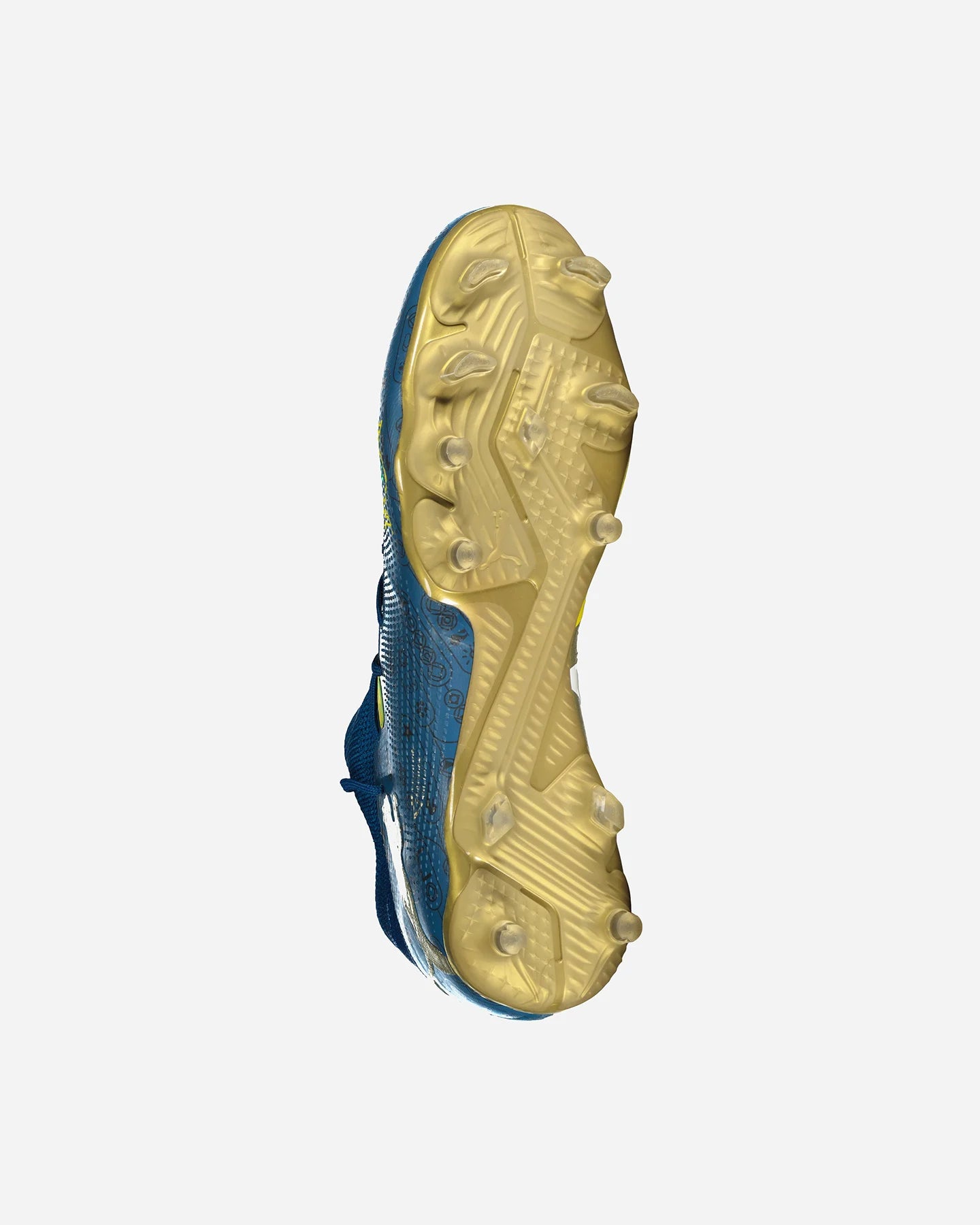 Scarpe da calcio FUTURE 7 NEYAMAR Jr MATH BNA FG/AG uomo in pelle blu e giallo