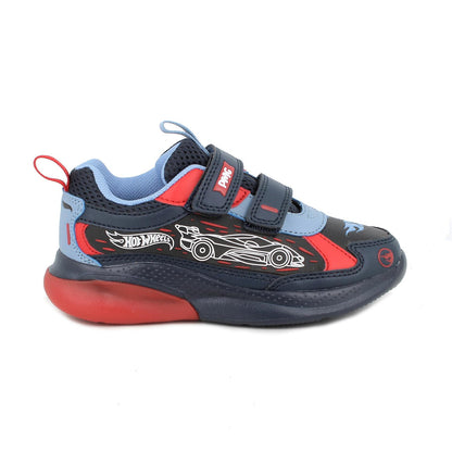 Sneakers PRIMIGI HOT WHEELS MATTEL scarpa ginnastica in pelle blu con luci