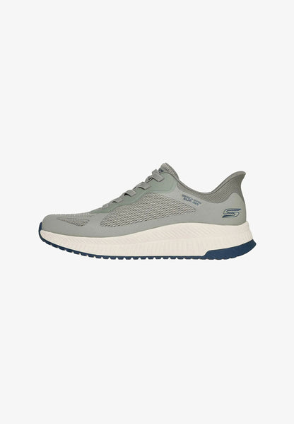 Sneakers SKECHERS BOBS SQUAD SLIP-INS in tessuto tecnico verde oliva