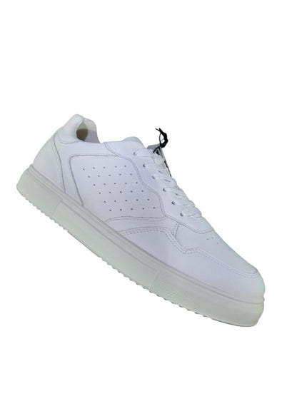 Sneakers IGI&CO scarpa sportiva MADE IN ITALY da uomo in pelle/fiore bottolato bianco