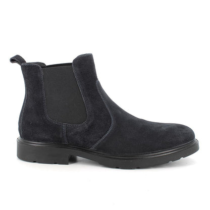 Stivaletto IGI&CO scarpa uomo Beatles MADE IN ITALY camoscio trend blu notte Slip-on