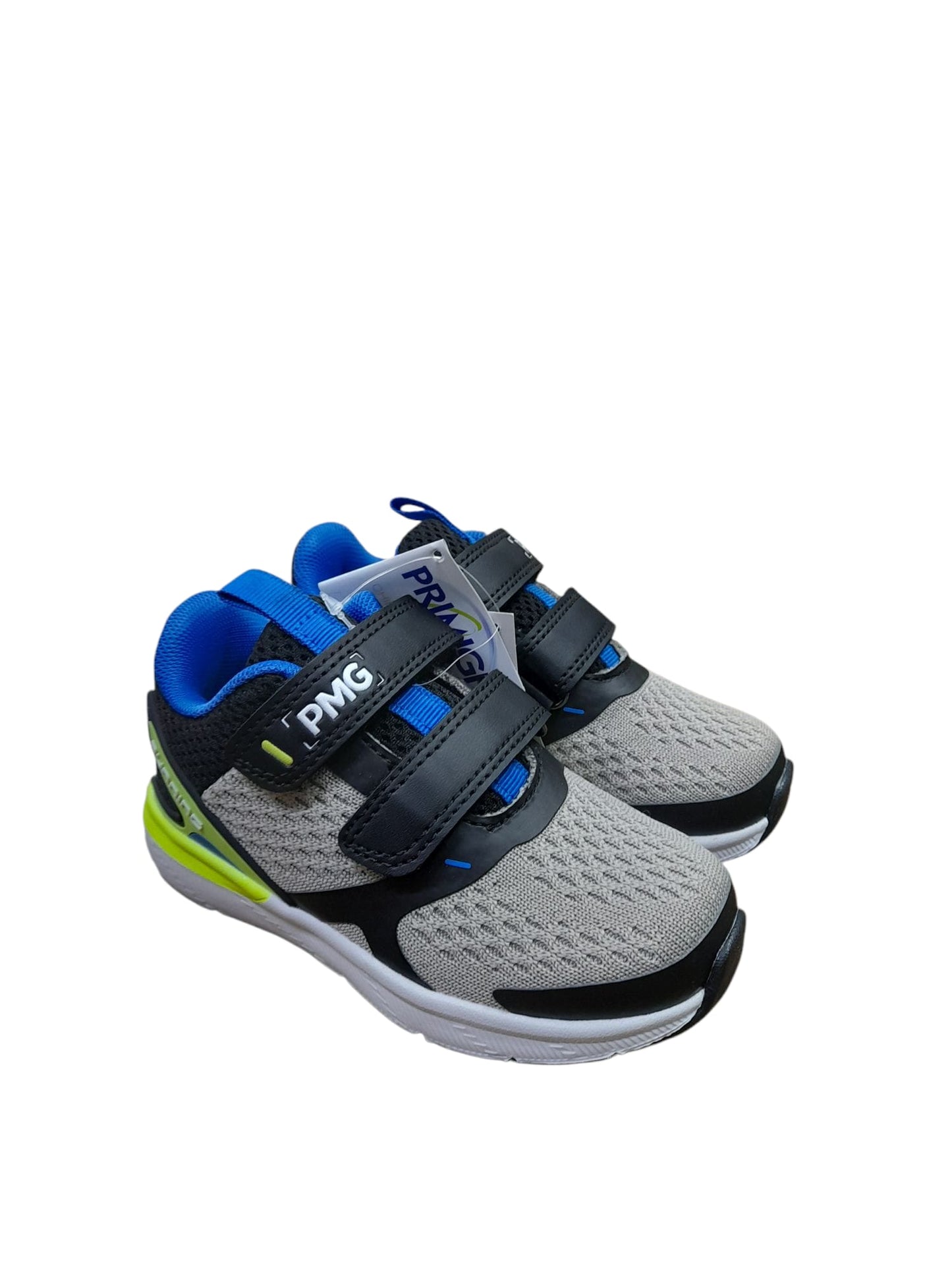 Sneaker PRIMIGI SPORT scarpa ginnastica da bambino in tessuto grigio e nero