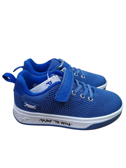 Sneaker PRIMIGI SPORT scarpa ginnastica da bambino in tessuto maglia blu
