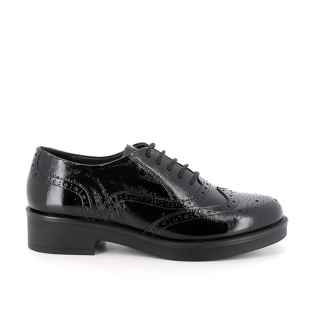 Inglesine IGI&CO scarpa casual MADE IN ITALY da donna in naplak nero