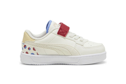Sneaker PUMA CAVEN 2.0 SmmrCmp  AC+ INF scarpa PRIMI PASSI in pelle bianco/beige