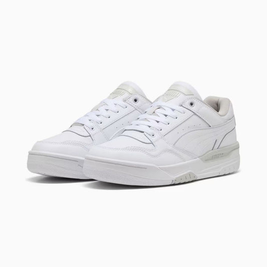 Sneaker PUMA REBOUND RETRO scarpa da ginnastica da uomo in pelle bianco