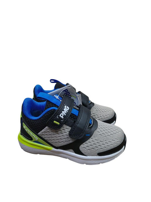 Sneaker PRIMIGI SPORT scarpa ginnastica da bambino in tessuto grigio e nero