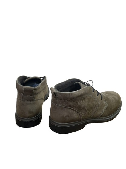 Polacchine ENVAL SOFT scarpa casual da uomo MADE IN ITALY in nabuk gum fango chiaro
