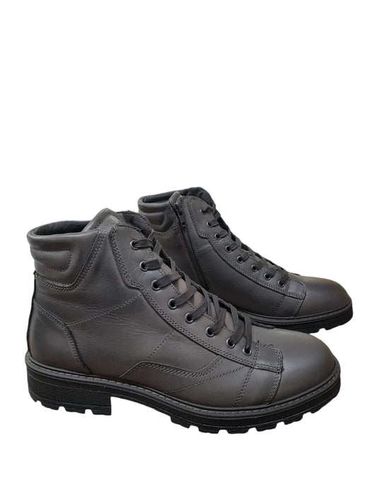 Anfibio IGI&CO scarpa a stivaletto uomo MADE IN ITALY pelle/vitello caffè spazzolato