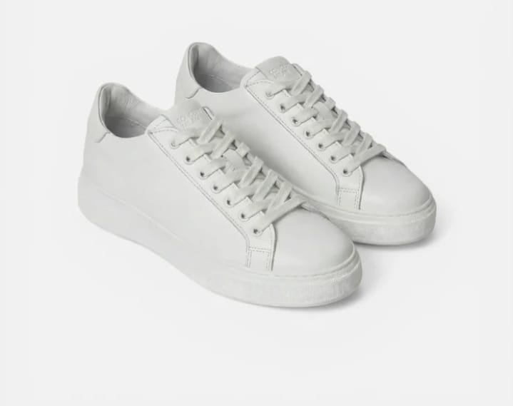 Sneakers Concept Milano scarpa sportiva uomo in pelle bianco