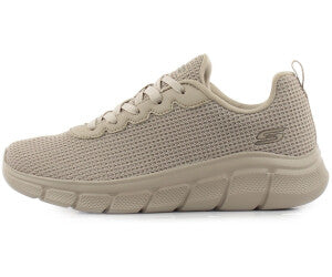 SKECHERS BOBS VISIONARY ESSENCE Vegan scarpa running donna tessuto tecnico beige
