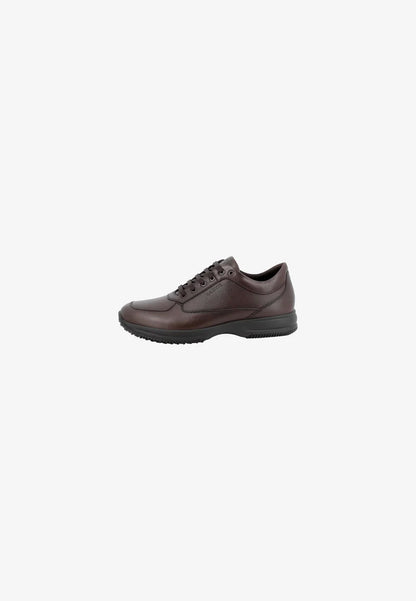 Scarpa uomo ENVAL SOFT sneakers MADE IN ITALY in pelle/nappa soft testa di moro