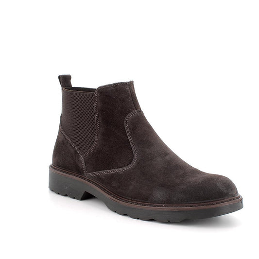 Stivaletto IGI&CO scarpa uomo Beatles MADE IN ITALY camoscio trend caffè Slip-on