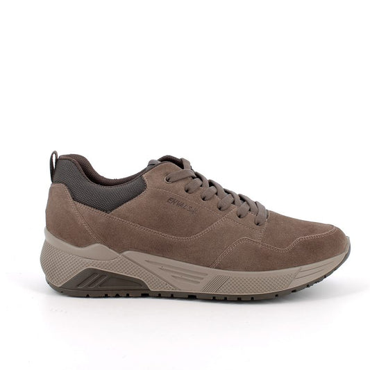 Scarpa uomo ENVAL SOFT sneakers MADE IN ITALY in camoscio/crosta tortora