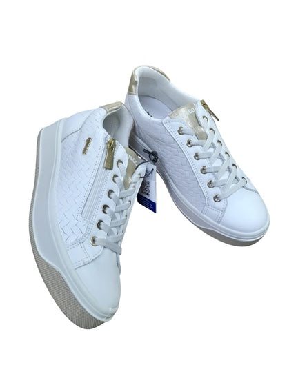 Sneakers IGI&CO scarpa sportiva da donna MADE IN ITALY in pelle di nappa soft bianco