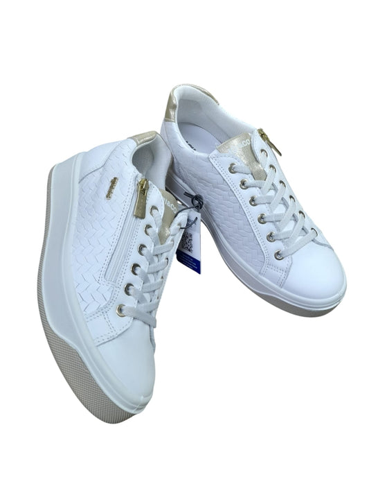 Sneakers IGI&CO scarpa sportiva da donna MADE IN ITALY in pelle di nappa soft bianco