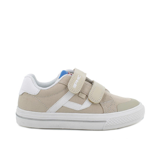 Sneaker PRIMIGI SPORT AVANT scarpa ginnastica da bambino tessuto canvas beige