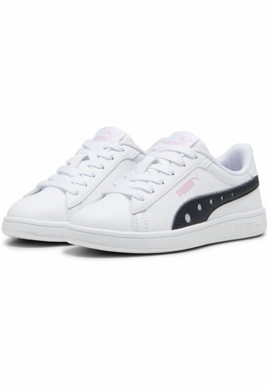 SNEAKER PUMA SMAH 3.0 DANCEPARTY PS scarpa ginnastica/tennis in pelle bianca bambina