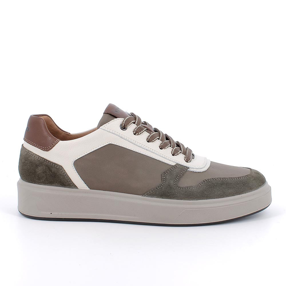 Sneakers IGI&CO scarpa sportiva uomo MADE IN ITALY in camoscio special e nabuk bosco