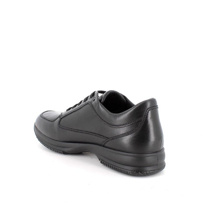 Sneakers IGI&CO scarpa sportiva/casual uomo MADE IN ITALY in pelle/vitello alfa nero