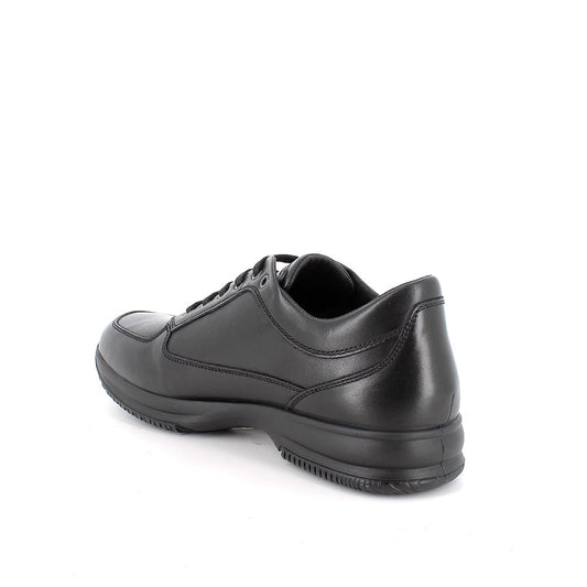 Sneakers IGI&CO scarpa sportiva/casual uomo MADE IN ITALY in pelle/vitello alfa nero