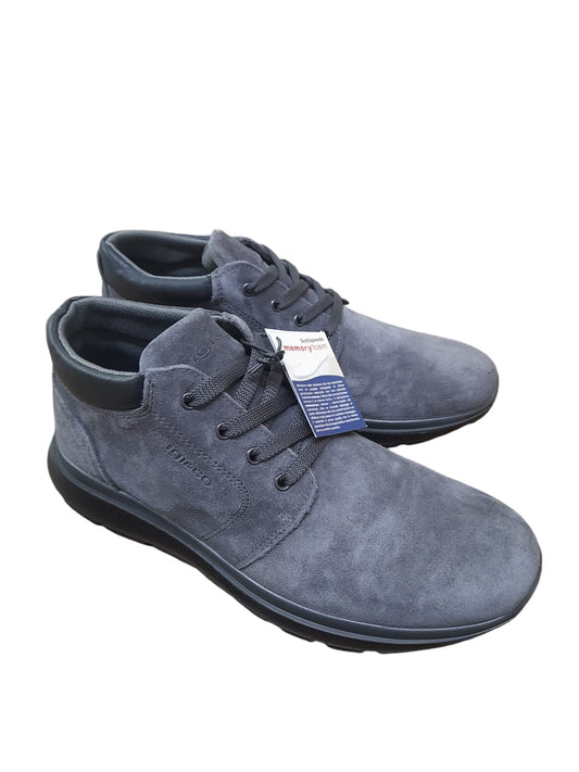 Polacchine IGI&CO scarpa uomo casual MADE IN ITALY camoscio special grigio antracite