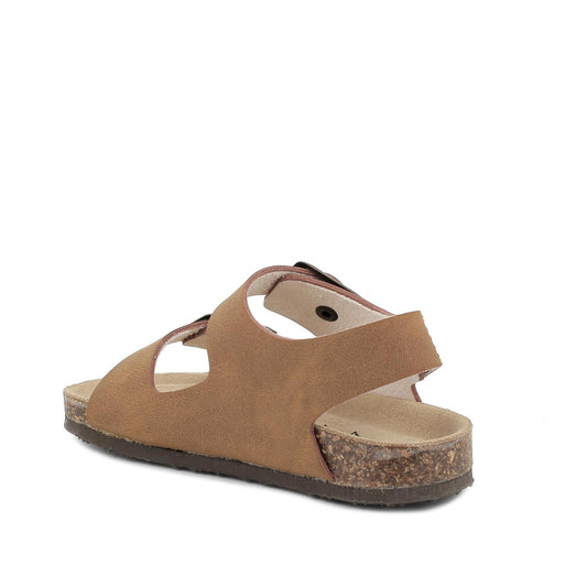 Sandalo PRIMIGI modello BIRK scarpa bambino in nabuk atene marrone