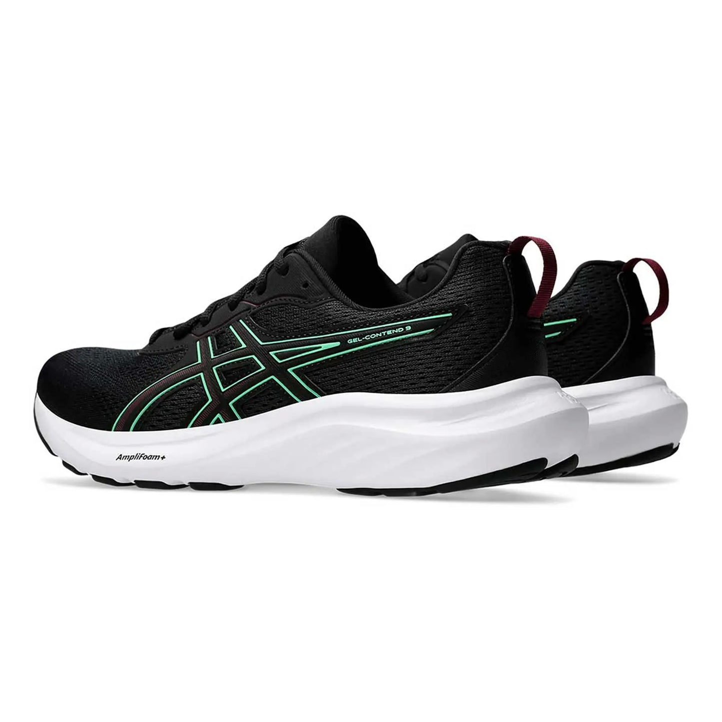 ASICS GEL CONTEND 9 scarpa running gel da uomo in tessuto nero