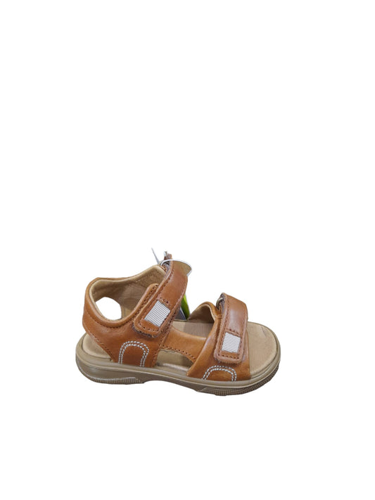 Sandalo PRIMIGI scarpa da bambino PRIMI PASSI in Pelle/vitello anticato cognac