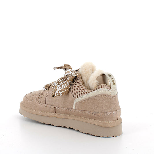 Sneakers IGI&CO scarpa sportiva low MADE IN ITALY in scamosciato beige