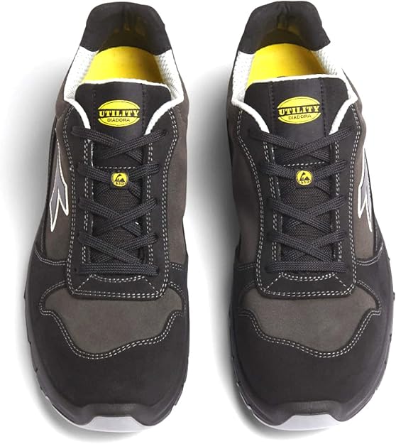 DIADORA Utility Run Low Met Free S3L FO SR ESD scarpa antinfortunistica crosta nero