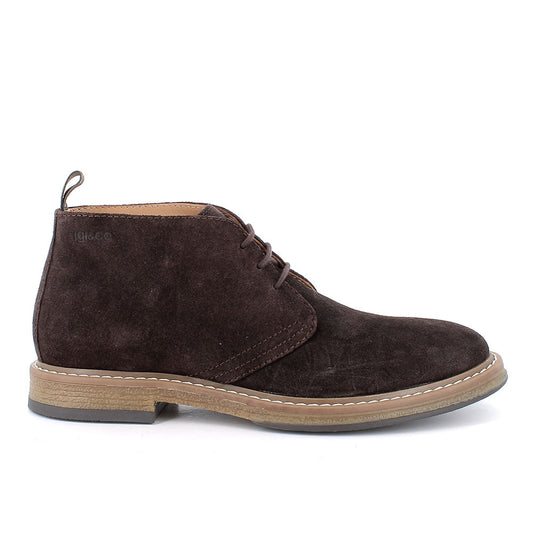 Polacchine uomo IGI&CO scarpa casual MADE IN ITALY in camoscio testa di moro