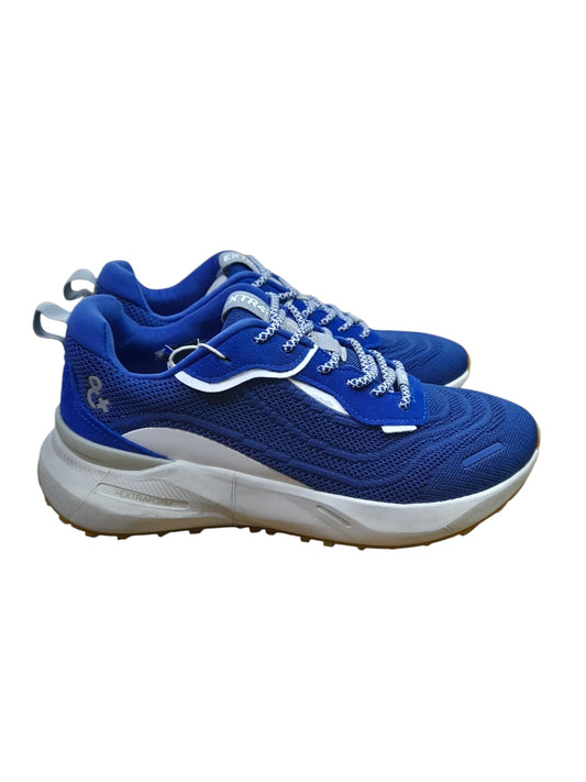 Sneakers IGI&CO & EXTRA scarpa sportiva da uomo tessuto maglia blu chiaro