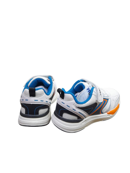 Sneaker PRIMIGI SPORT scarpa ginnastica da bambino in pelle/nappa e tela avorio