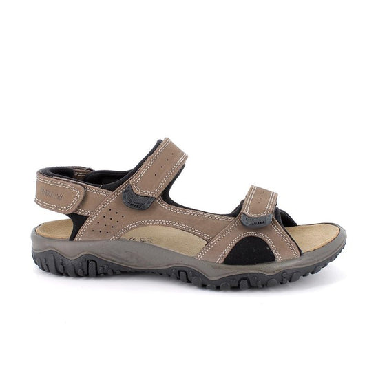 Sandalo ENVAL SOFT uomo MADE IN ITALY in nabuk liscio safari