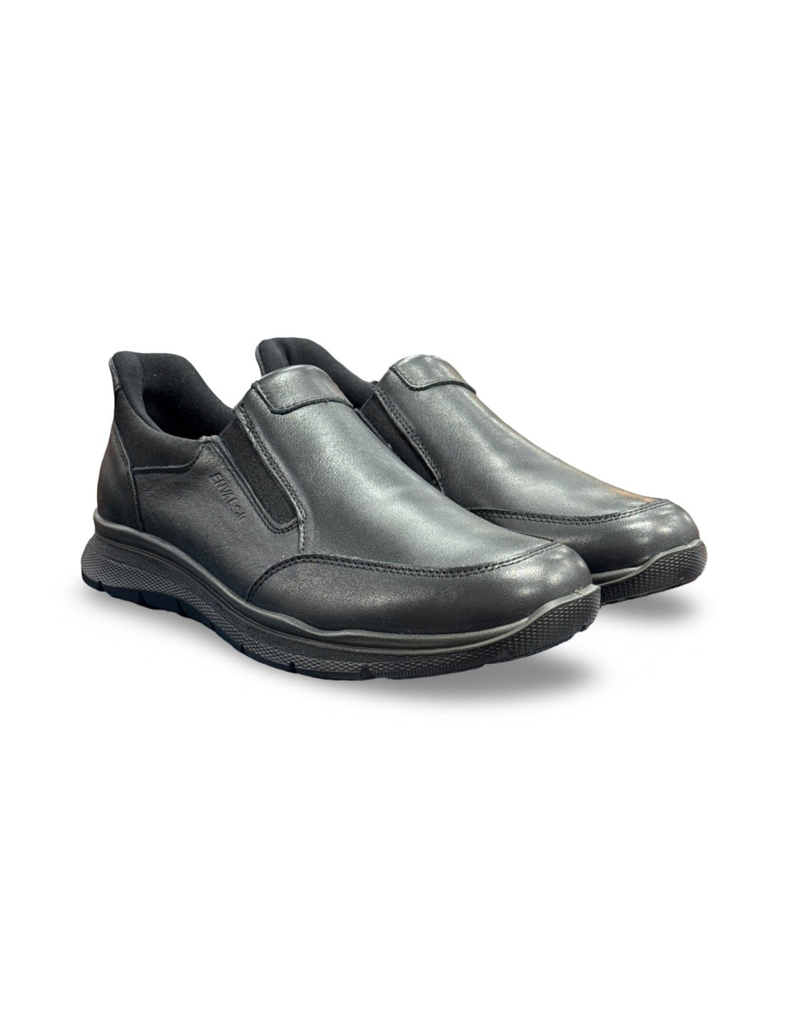 Mocassino linea confort ENVAL SOFT Slip-Ins uomo MADE IN ITALY pelle/nappa soft nero