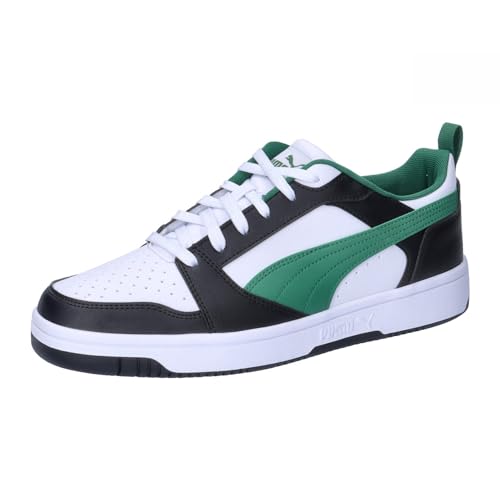Sneakers PUMA REBOUND V6 Low scarpa da ginnastica/tennis in pelle nera e bianca