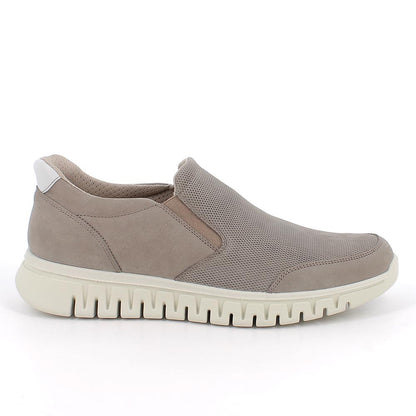Mocassino IGI&CO scarpa da uomo MADE IN ITALY in nabuk gum morbido Talpa