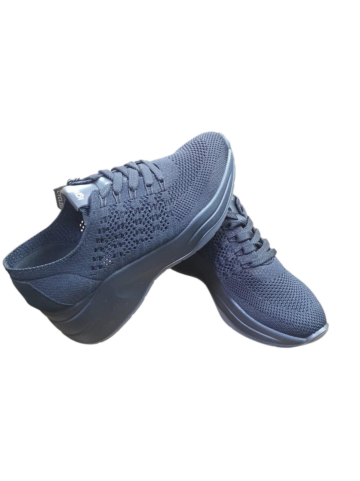 Sneakers IGI&CO scarpa  donna MADE IN ITALY in tessuto flyknit elasticizzato nero