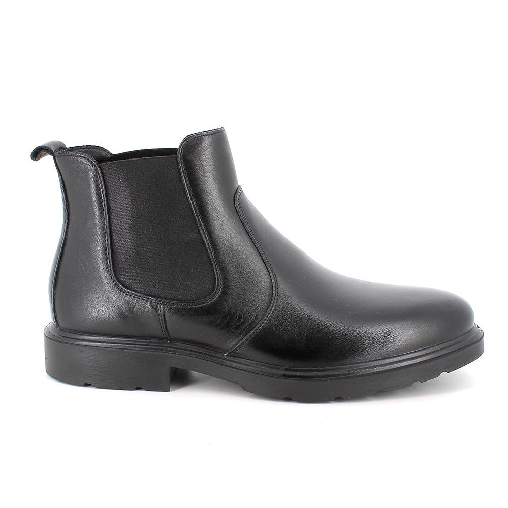 Stivaletto IGI&CO scarpa uomo tipo Beatles MADE IN ITALY pelle vitello nero Slip-on