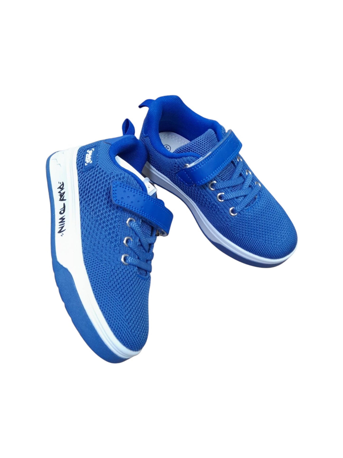 Sneaker PRIMIGI SPORT scarpa ginnastica da bambino in tessuto maglia blu