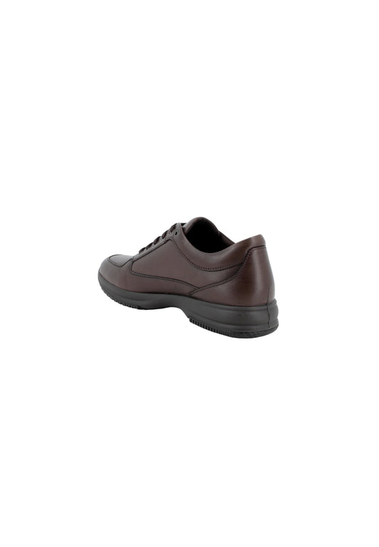 Scarpa uomo ENVAL SOFT sneakers MADE IN ITALY in pelle/nappa soft testa di moro