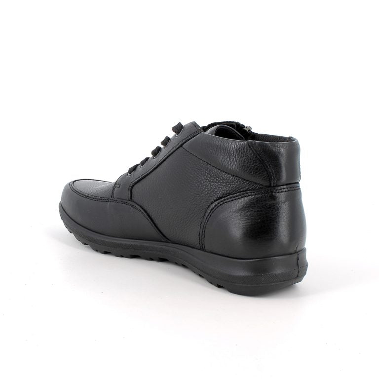 Scarpa a collo alto linea confort ENVAL SOFT uomo MADE IN ITALY pelle/nappa soft nero