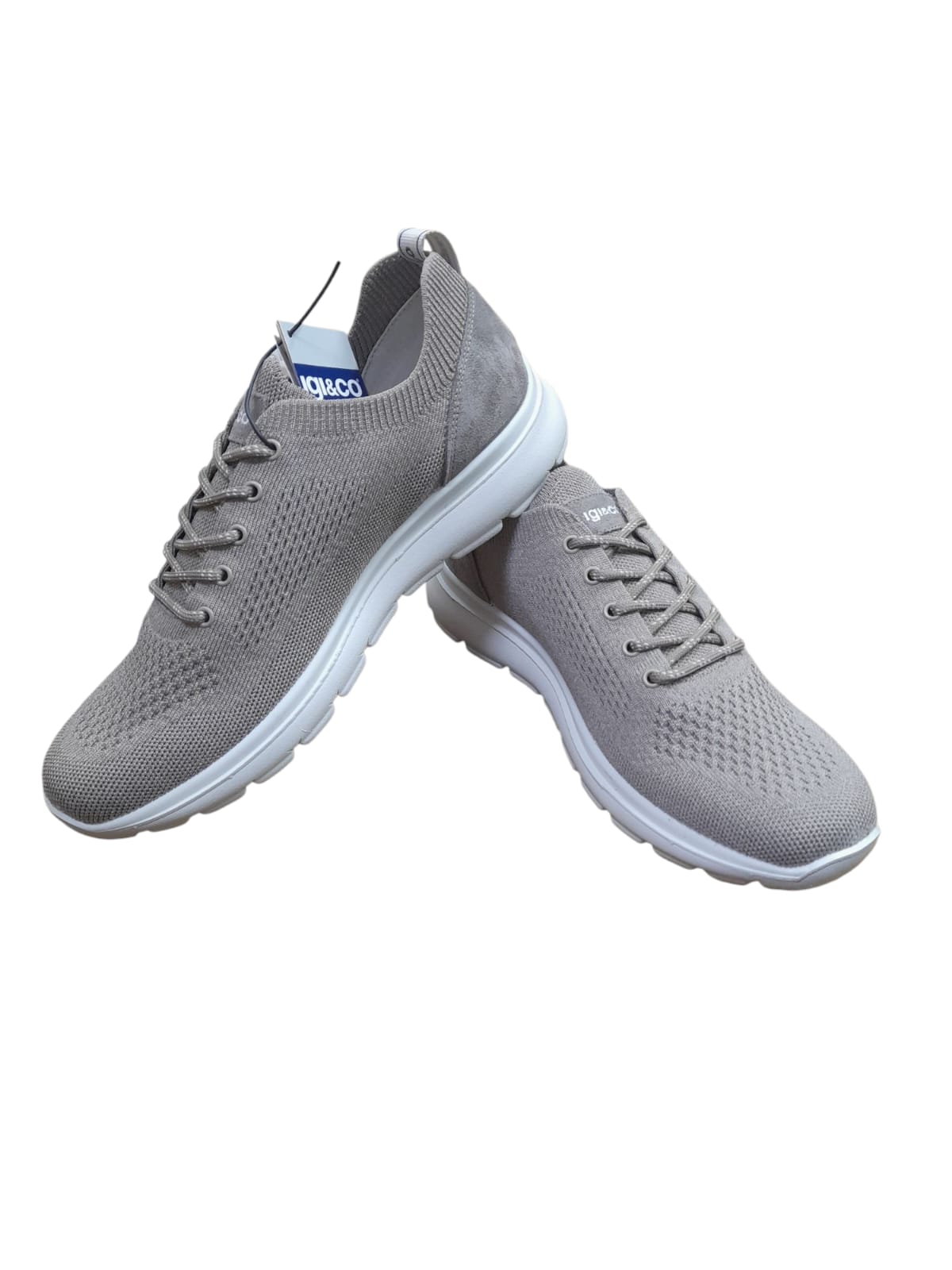 Sneakers IGI&CO scarpa sportiva MADE IN ITALY da uomo in tessuto Flyknit beige