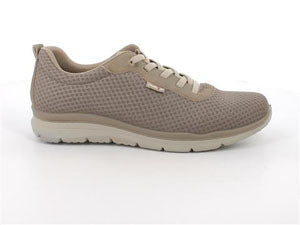 Sneakers ENVAL SOFT scarpa uomo MADE IN ITALY tessuto elasticizzato Flyknit beige
