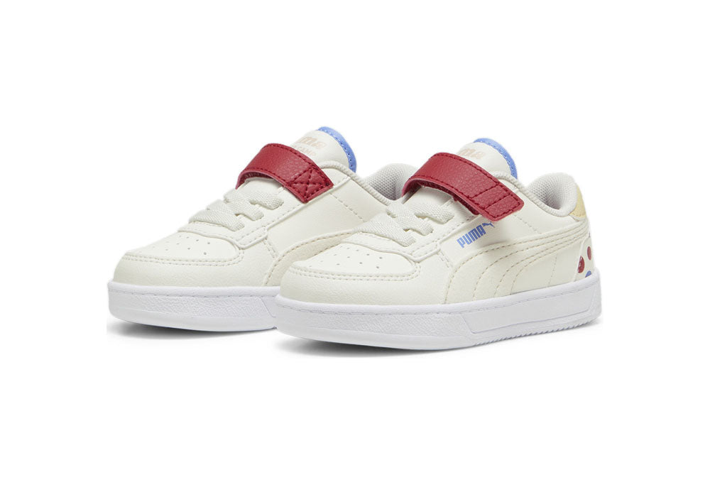 Sneaker PUMA CAVEN 2.0 SmmrCmp  AC+ INF scarpa PRIMI PASSI in pelle bianco/beige