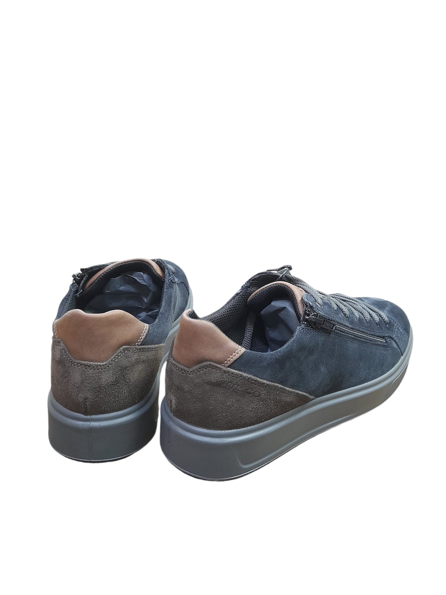 Sneakers IGI&CO scarpa sportiva uomo MADE IN ITALY in scamosciato special blu notte